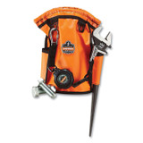 TENACIOUS HOLDINGS, INC. ergodyne® 13638 Arsenal 5538 Topped Parts Tarpaulin Pouch, 7.5 x 7.5 x 12, Tarpaulin, Orange