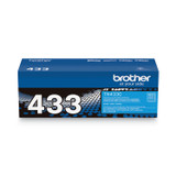 BROTHER INTL. CORP. TN433C TN433C High-Yield Toner, 4,000 Page-Yield, Cyan