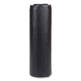 INTEGRATED BAGGING SYSTEMS Inteplast Group S404822K High-Density Commercial Can Liners, 45 gal, 22 mic, 40" x 48", Black, Interleaved Roll, 25 Bags/Roll, 6 Rolls/Carton