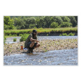 TENACIOUS HOLDINGS, INC. ergodyne® 12326 Chill-Its 6710 Cooling Embedded Polymers Tie Bandana Triangle Hat, One Size Fit Most, Navy Westrn