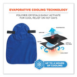 TENACIOUS HOLDINGS, INC. ergodyne® 12336 Chill-Its 6717 Cooling Hard Hat Pad and Neck Shade - Polymers, 12.5 x 9.75, Blue