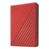 WESTERN DIGITAL TECH. WD BPKJ0040BRD MY PASSPORT External Hard Drive, 4 TB, USB 3.2, Red