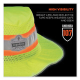 TENACIOUS HOLDINGS, INC. ergodyne® 23260 GloWear 8935 Hi-Vis Ranger Sun Hat, Polyester, Large/X-Large, Lime