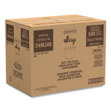 DART 24MJ48 Foam Containers, 24 oz, White, 25/Bag, 20 Bags/Carton