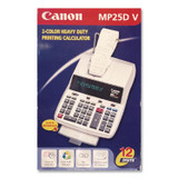 INNOVERA Canon® 2202C001 MP25DV 12-Digit Ribbon Printing Calculator, Black/Red Print, 4.3 Lines/Sec