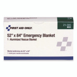 FIRST AID ONLY, INC. 21005 Aluminized Emergency Blanket, 52 x 84
