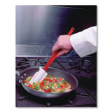 RUBBERMAID COMMERCIAL PROD. 1964 RED High-Heat Cook's Scraper, Plastic, 16.5", Red/White