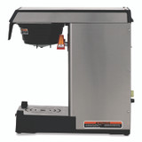 BUNN-O-MATIC 399000005 WAVE15-APS Low Profile Automatic Airpot Coffee Brewer, 12-Cup, Gray/Stainless Steel
