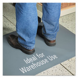 MILLENNIUM MAT COMPANY Guardian 44020350 Pro Top Anti-Fatigue Mat, Rectangular, Gray Closed Cell Surface, 24" x 36"