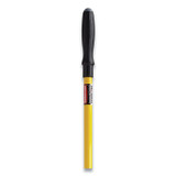RUBBERMAID COMMERCIAL PROD. HYGEN™ Q750YW HYGEN 58" Quick-Connect Handle, 1.6" dia x 58", Yellow
