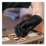 AMMEX CORPORATION GloveWorks® by GPNB48100 Industrial Nitrile Gloves, Powder-Free, 5 mil, X-Large, Black, 100 Gloves/Box, 10 Boxes/Carton