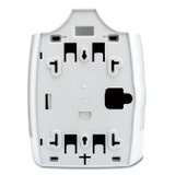2XL CORPORATION, INC. L82 Contemporary Wall Mount Wipe Dispenser, 11 x 11 x 13, White