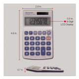 SHARP TONER EL240SAB EL240SB Handheld Business Calculator, 8-Digit LCD