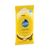 SC JOHNSON Pledge® 336297PK Lemon Scent Wet Wipes, Cloth, 7 x 10, White, 24/Pack