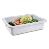RUBBERMAID COMMERCIAL PROD. 3349 GRA Bus/Utility Tote, 20" x 15" x 5", Gray