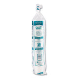 DART Y12S High-Impact Polystyrene Squat Cold Cups, 12 oz, Plastic, Translucent, 50/Sleeve, 20 Sleeves/Carton