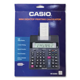 CASIO, INC. HR200RC HR200RC Printing Calculator, Black/Red Print, 2.4 Lines/Sec