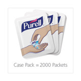 GO-JO INDUSTRIES PURELL® 96302MNS Advanced Hand Sanitizer Single Use, Gel, 1.2 mL, Packet, Fragrance-Free, 2,000/Carton