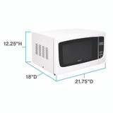 AVANTI MO1450TW 1.4 Cubic Foot Capacity Microwave Oven, 1,000 Watts, White