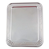 HFA INC 204900 Steam Pan Foil Lids, Fits Half-Size Pan, 25 Gauge, 12.81 x 10.44, 100/Carton
