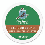 KEURIG DR PEPPER Caribou Coffee® 6995 Caribou Blend Decaf Coffee K-Cups, 24/Box