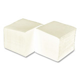 HOFFMASTER 180317 Embossed Beverage Napkins, 2-Ply, 9.5 x 9.5, Ecru, 1,000/Carton