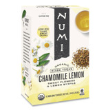 NUMI 10150 Organic Teas and Teasans, 1.8 oz, Chamomile Lemon, 18/Box