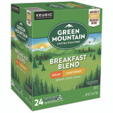KEURIG DR PEPPER Green Mountain Coffee® 7522 Breakfast Blend Decaf Coffee K-Cups, 24/Box