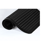 CROWN MATS & MATTING YF0034BK Yoga-Flex, Rectangular, Black High/Low Bubble Surface, 36" x 48"