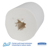 KIMBERLY-CLARK PROFESSIONAL Scott® 01010 Essential Center-Pull Towels, Absorbency Pockets, 2-Ply, 8 x 15, White, 500/Roll, 4 Rolls/Carton