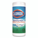 CLOROX SALES CO. 01593EA Disinfecting Wipes, Bleach Free Cleaning Wipes, 1-Ply, 7 x 8, Fresh Scent, White, 35/Canister