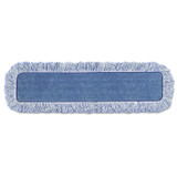 RUBBERMAID COMMERCIAL PROD. Q41600CT High Absorbency Mop Pad, Nylon/Polyester Microfiber, 18" Long, Blue