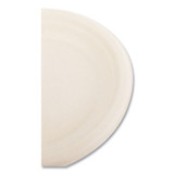 BOARDWALK PLATEWF6NPFA Bagasse PFAS-Free Dinnerware, Plate, Sugarcane, 6" dia, Tan, 1,000/Carton