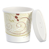 DART SOLO® KHB16ASYM Flexstyle Double Poly Food Combo Packs, 16 oz, Symphony, Paper, 25 Combos/Sleeve, 10 Sleeves/Carton