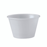 DART P400N Polystyrene Portion Cups, 4 oz, Plastic, Translucent, 250/Bag, 10 Bags/Carton