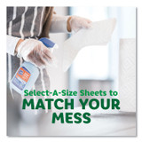 PROCTER & GAMBLE Bounty® 65544 Select-a-Size Kitchen Roll Paper Towels, 2-Ply, 5.9 x 11, White, 74 Sheets/Single Plus Roll, 8 Rolls/Carton