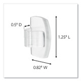 3M/COMMERCIAL TAPE DIV. Command™ 17017CLRAW30 All Weather Hooks and Strips, Small, Plastic, Clear, 0.5 lb Capacity, 30 Clips and 32 Strips/Pack