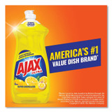 COLGATE PALMOLIVE, IPD. Ajax® 144673 Dish Detergent, Lemon Scent, 28 oz Bottle