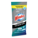 SC JOHNSON Windex® 319248EA Electronics Cleaner, 1-Ply, 7 x 10, Neutral Scent, White, 25 Wipes