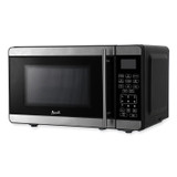 AVANTI MT7V3S 0.7 Cubic Foot Microwave Oven, 700 Watts, Black/Stainless Steel