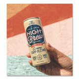 HIGH BREW COFFEE 00560 Cold Brew Coffee + Protein, Creamy Cappuccino, 8 oz Can, 12/Pack