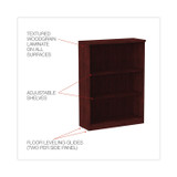 ALERA VA63-4432MY Alera Valencia Series Bookcase, Three-Shelf, 31.75w x 14d x 39.38h, Mahogany