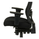 ALERA ET4017 Alera Etros Series Mesh Mid-Back Petite Multifunction Chair, Supports Up to 275 lb, 17.16" to 20.86" Seat Height, Black