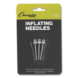 CHAMPION SPORT Sports INB Nickel-Plated Inflating Needles for Electric Inflating Pump, 3/Pack