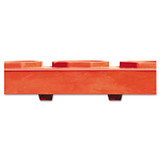 CROWN MATS & MATTING WSTF35TC Safewalk Heavy-Duty Anti-Fatigue Drainage Mat, 0.88" Thick, 36" x 60", Terra Cotta Raised Rib Perforated Surface
