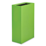 SAFCO PRODUCTS 9448GN Mixx Recycling Center Rectangular Receptacle, 29 gal, Steel, Green