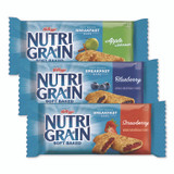 KELLOGG'S 22000508 Nutri-Grain Soft Baked Breakfast Bars, Assorted, 1.3 oz Bar, 48/Carton