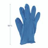 BOARDWALK 395MBXA 395 Series Disposable General-Purpose Nitrile Gloves, Powder-Free, Medium, 5 mil Thick, 9.5" Long, Blue, 100/Box
