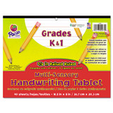 PACON CORPORATION 2470 Multi-Sensory Handwriting Tablet, 5/8" Long Rule, 8 x 10.5, 40/Pad
