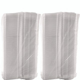 DART CH24DED ClearPac SafeSeal Tamper-Resistant/Evident Containers, Domed Lid, 24 oz, Clear, Plastic, 100/Bag, 2 Bags/Carton